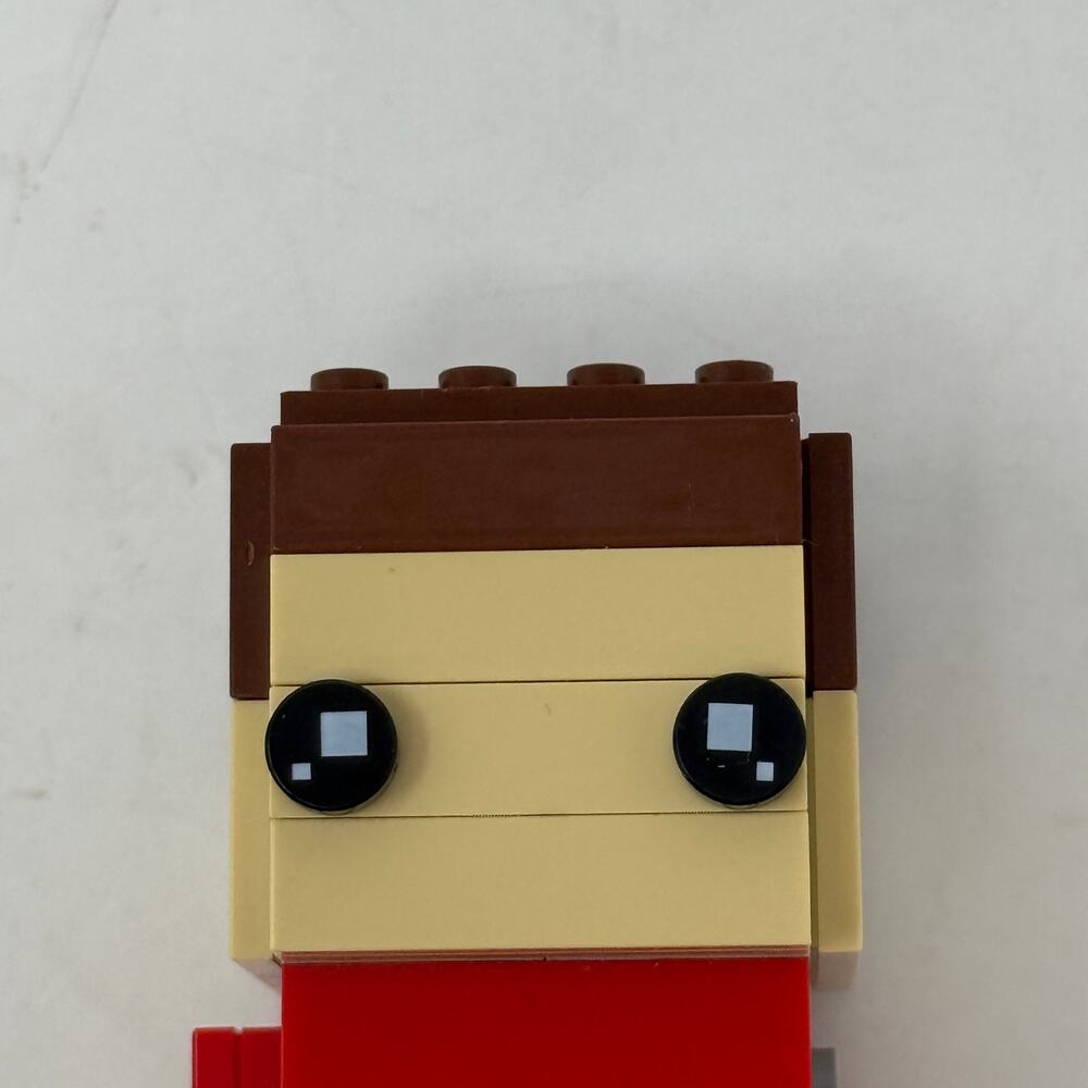 LEGO BrickHeadz Style Custom Figure Red Shirt Blue Pants Incomplete Build‎ - Picture 9 of 10